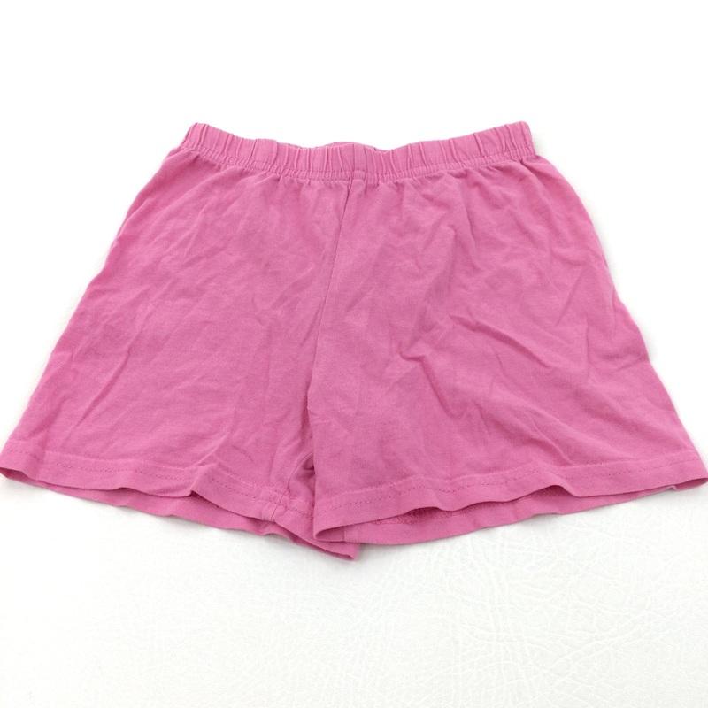 Broderie Flowers Pale Blue Lightweight Jersey Shorts - Girls 2-3 Years