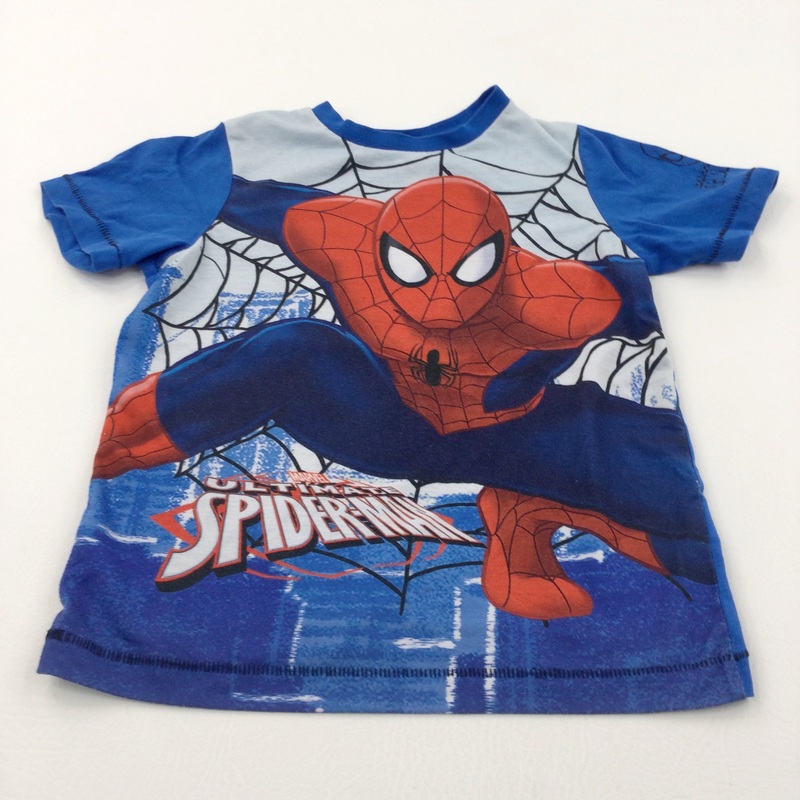 'Ultimate Spider-man' Blue T-Shirt - Boys 4-5 Years
