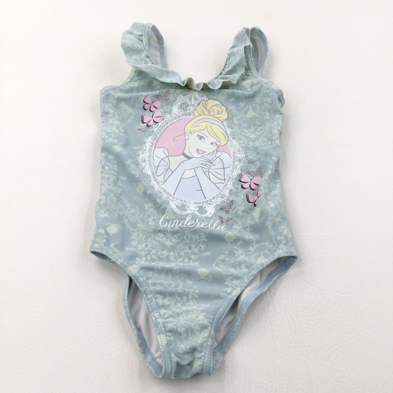 'Cinderella' Blue Swimming Costume - Girls 3-4 Years
