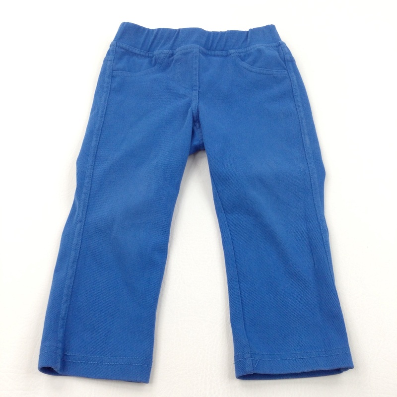 Blue Cotton Twill Trousers - Boys 18-24 Months