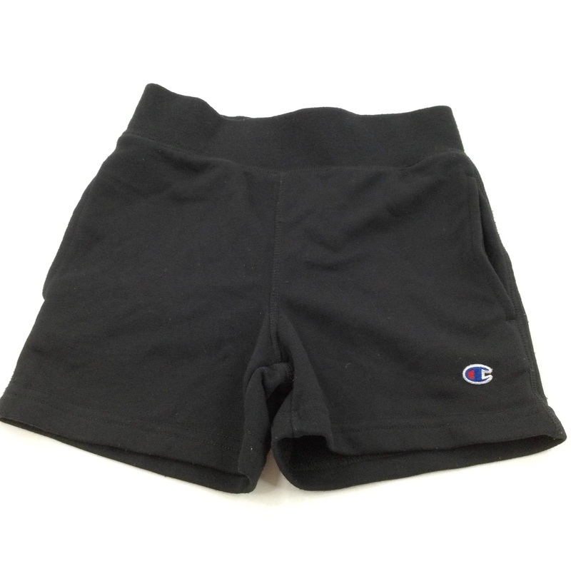 'Champion' Black & Grey Jersey Shorts - Boys 5-6 Years