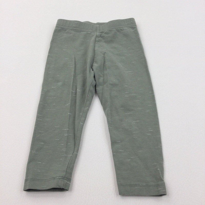 Light Green Speckled Leggings - Boys 18-24 Months
