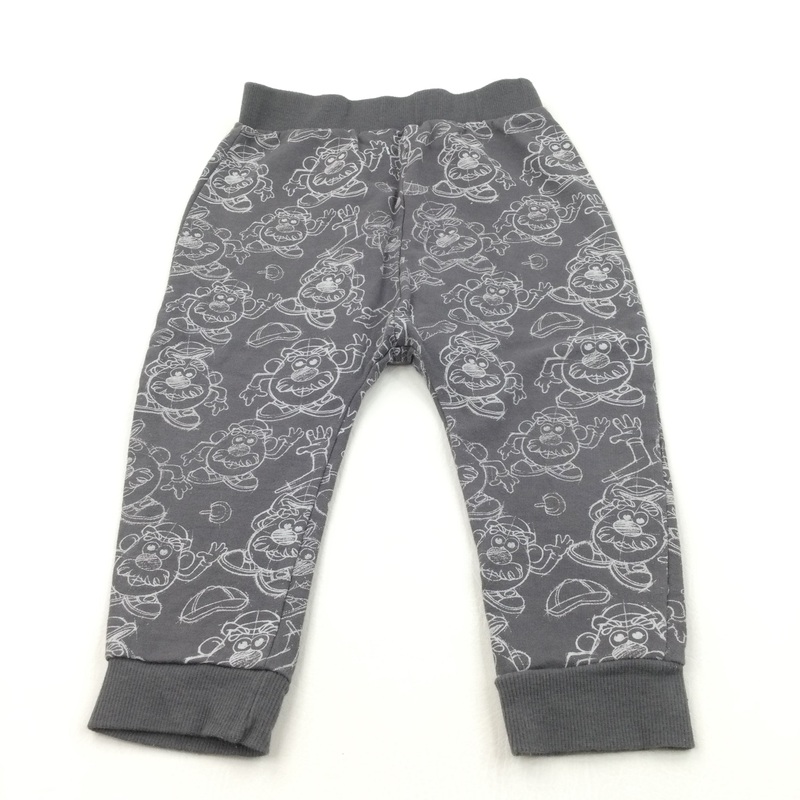 My Potato Head Grey Lightweight Tracksuit Bottoms - Boys 18-24 Months