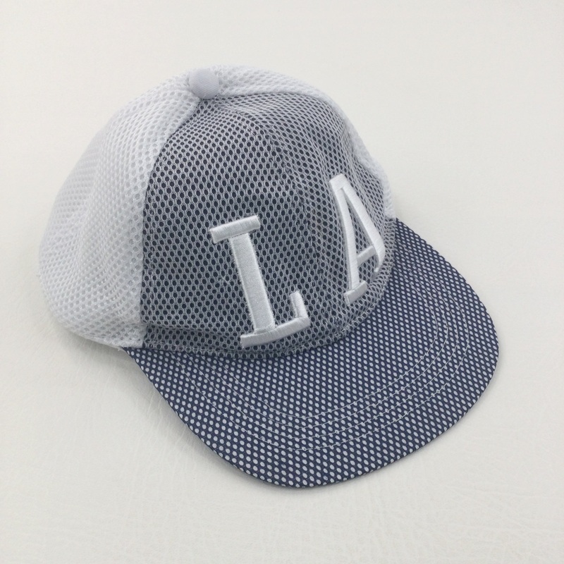 'LA' Navy & White Net Cap - Boys 2-4 Years