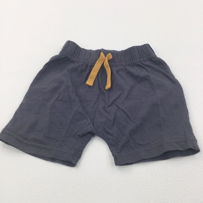 Black Lightweight Jersey Shorts - Boys 6-9 Months