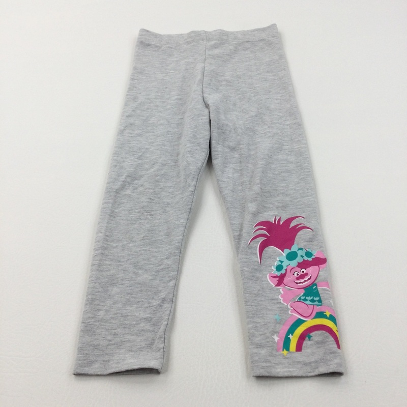 Trolls Grey Leggings - Girls 2-3 Years