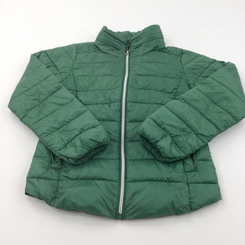 Green Padded Down Jacket - Boys 9 Years