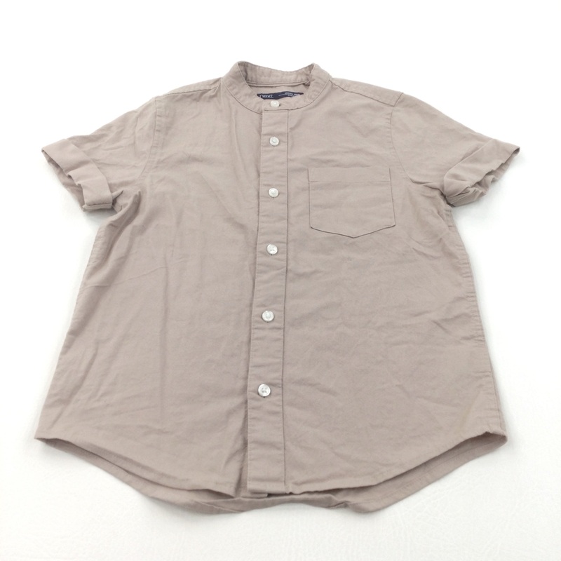 Light Brown Cotton Shirt - Boys 7 Years