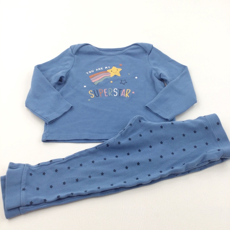 'You Are My Superstar' Blue Pyjamas - Boys/Girls 2-3 Years