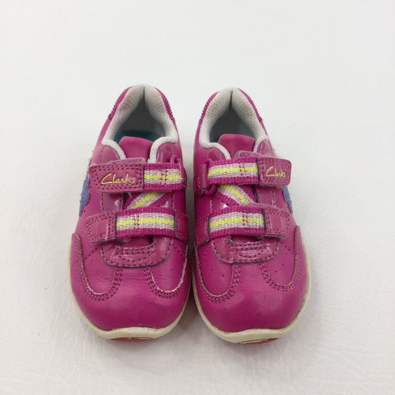 Flashing Lights & Flowers Pink First Shoes - Girls - Shoe Size 5.5