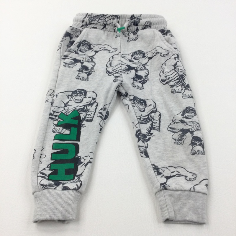 'Hulk' Grey Tracksuit Bottoms - Boys 18-24 Months