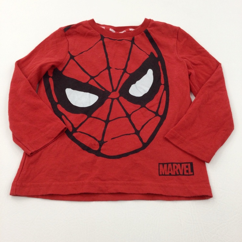 Spider-man Red Long Sleeve Top - Boys 2-3 Years