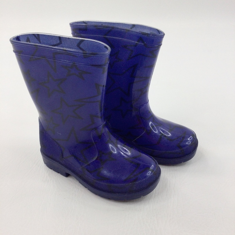 Stars Blue Wellie Boots - Boys - Shoe Size 7