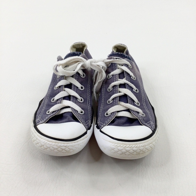'Converse' Blue Canvas Shoes - Girls Adult Size 2