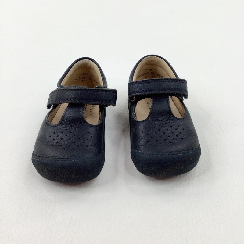 Navy Shoes - Girls Size 3.5G