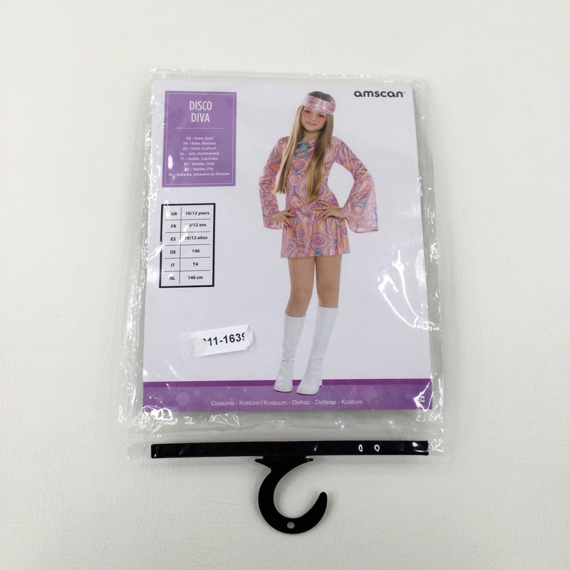 **NEW** Colourful Seventies Disco Costume - Girls 10-12 Years