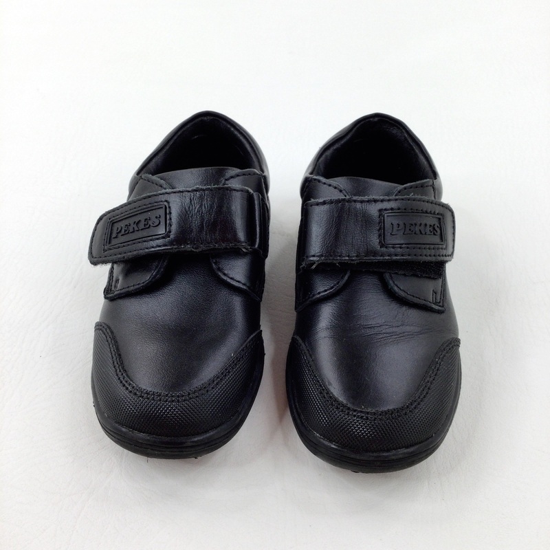 Smart Black School Shoes - Boys Size 9