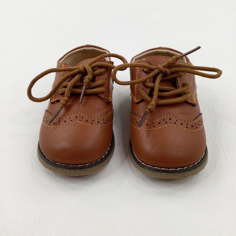 Smart Tan Shoes - Boys Size 7