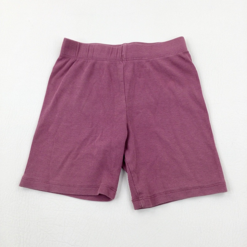 Textured Pink Shorts - Girls 4-5 Years
