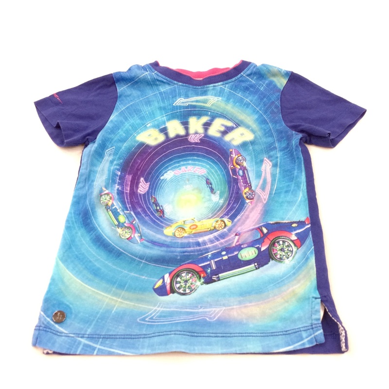 'Baker' Cars Colourful Blue T-Shirt - Boys 2-3 Years