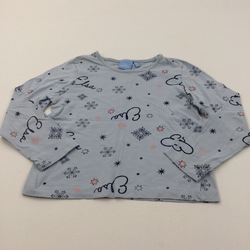 'Elsa' Frozen Blue Pyjama Top - Girls 6-7 Years