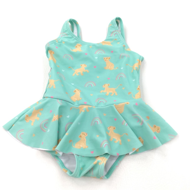Nuala Lion King Green Swimming Costume - Girls 18-24 Months