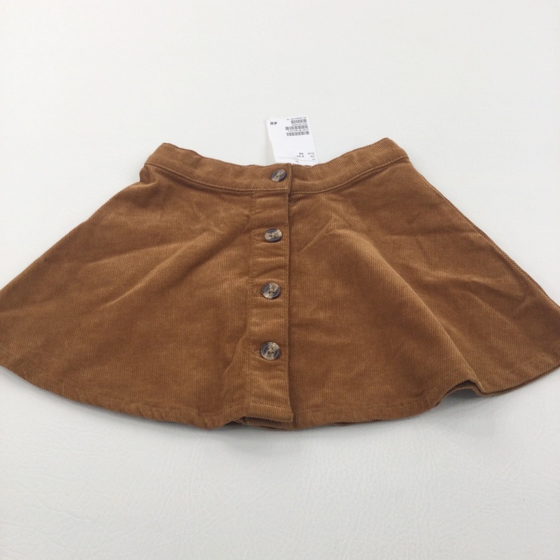 *NEW** Tan Cord Skirt with Adjustable Waistband - Girls 2-3 Years