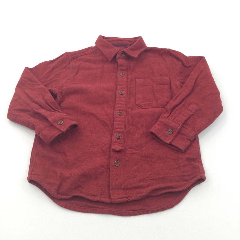 Red Flannel Shirt - Boys 3-4 Years
