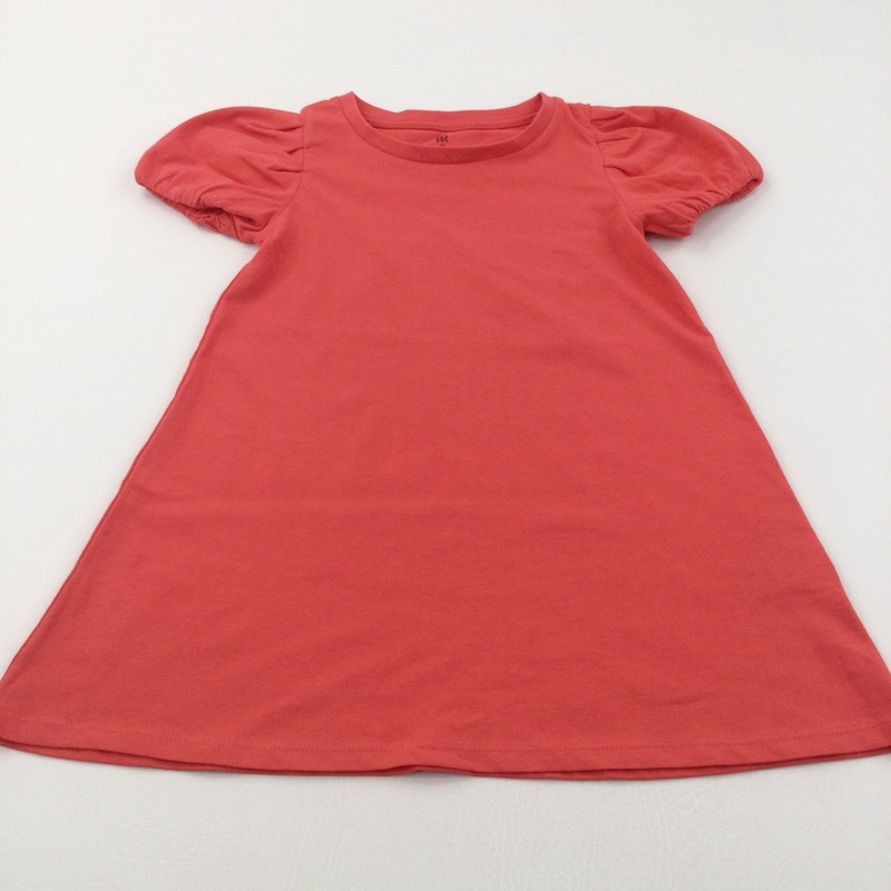 Red Lightweight Jersey Dress - Girls 4 Years