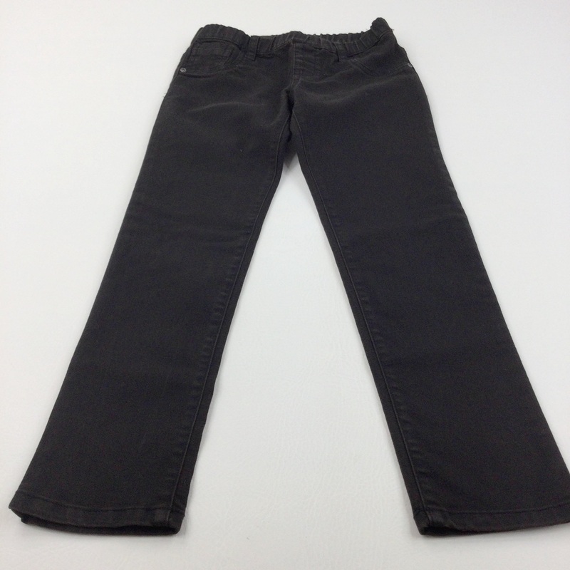 Black Denim Jeggings - Girls 8-9 Years