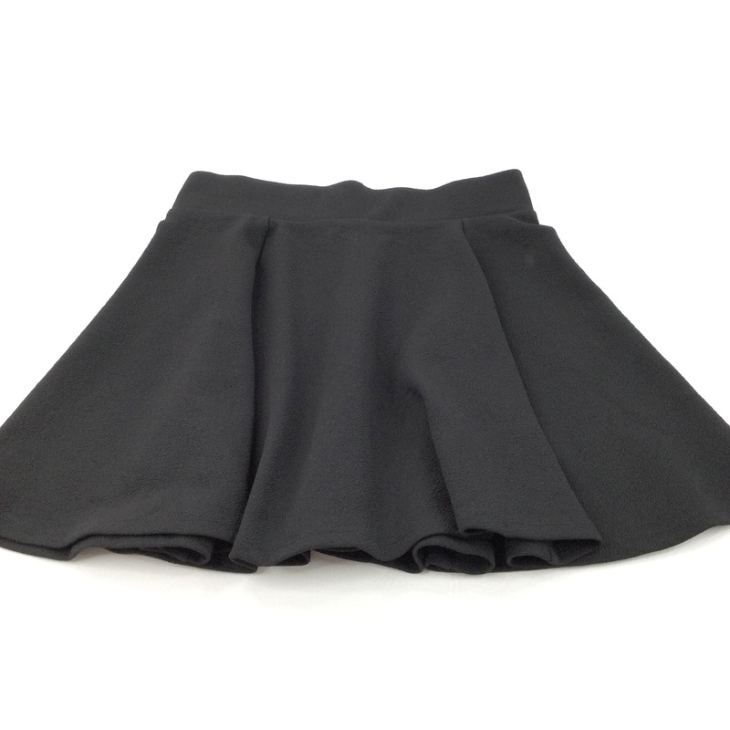 Black Polyester Skirt - Girls 12-13 Years