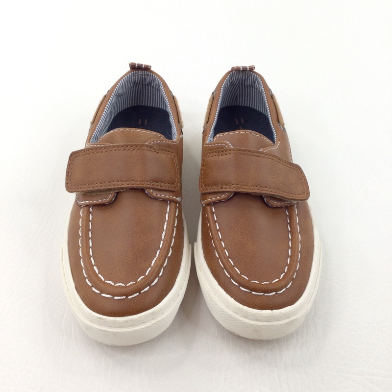 Brown Deck Shoes - Boys - Shoe Size 11