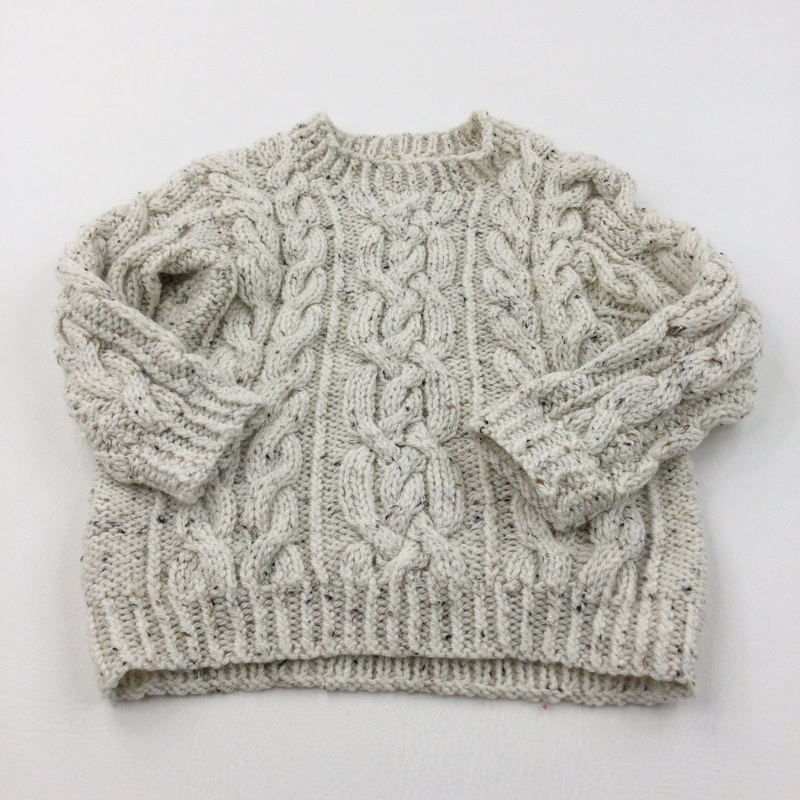 Speckled Cream Knitted Jumper - Boys 4-5 Years