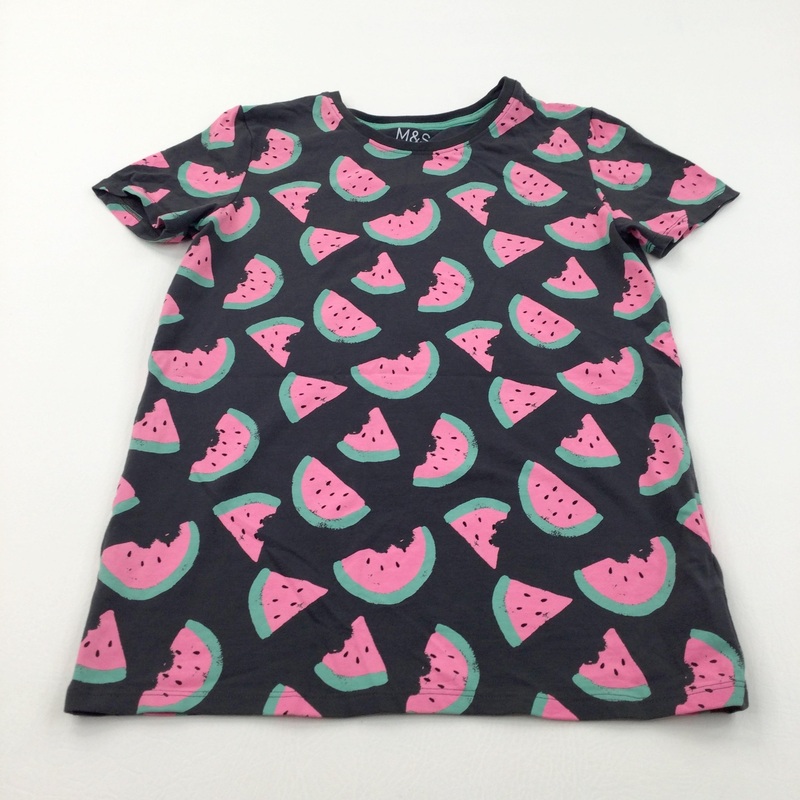 Watermelons Pink & Black T-Shirt - Girls 12-13 Years