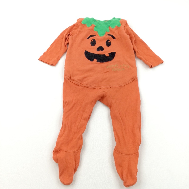 'Mummy's Little Pumpkin' Orange Babygrow - Boys/Girls 6-9 Months