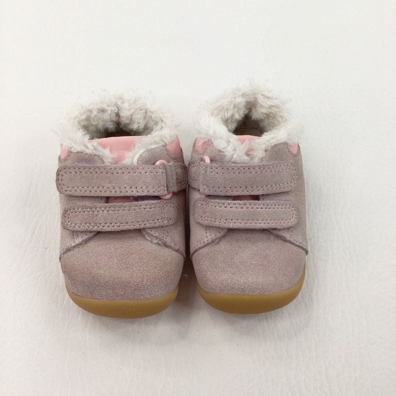 Pale Lilac Suede Effect Velcro Shoes - Girls - Shoe Size 6F