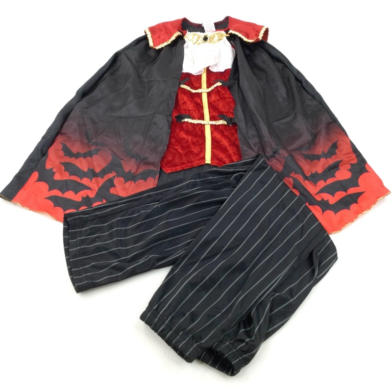 Vampire Halloween Costume - Boys/Girls 7-8 Years