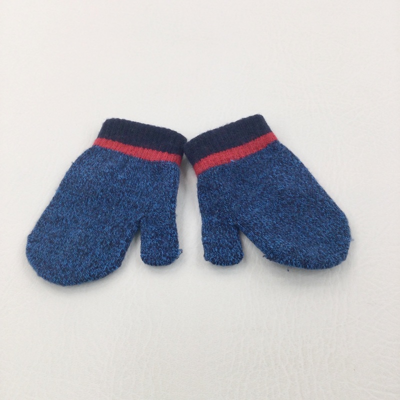 Blue, Navy & Red Gloves - Boys 6-12 Months