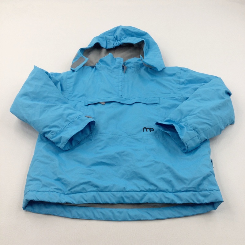 Blue Showerproof Half Zip Lined Coat - Boys 7-8 Years