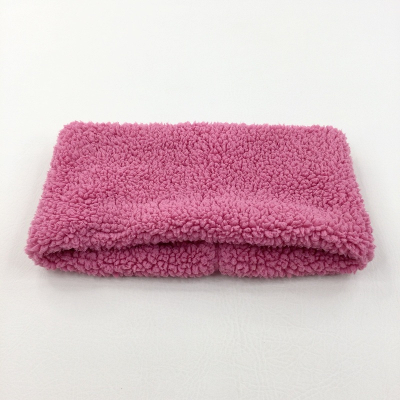 Pink Fluffy Fleece Scarf/Neck Warmer - Girls One Size