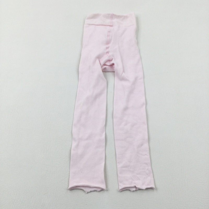 Pink Knitted Leggings - Girls 5-6 Years
