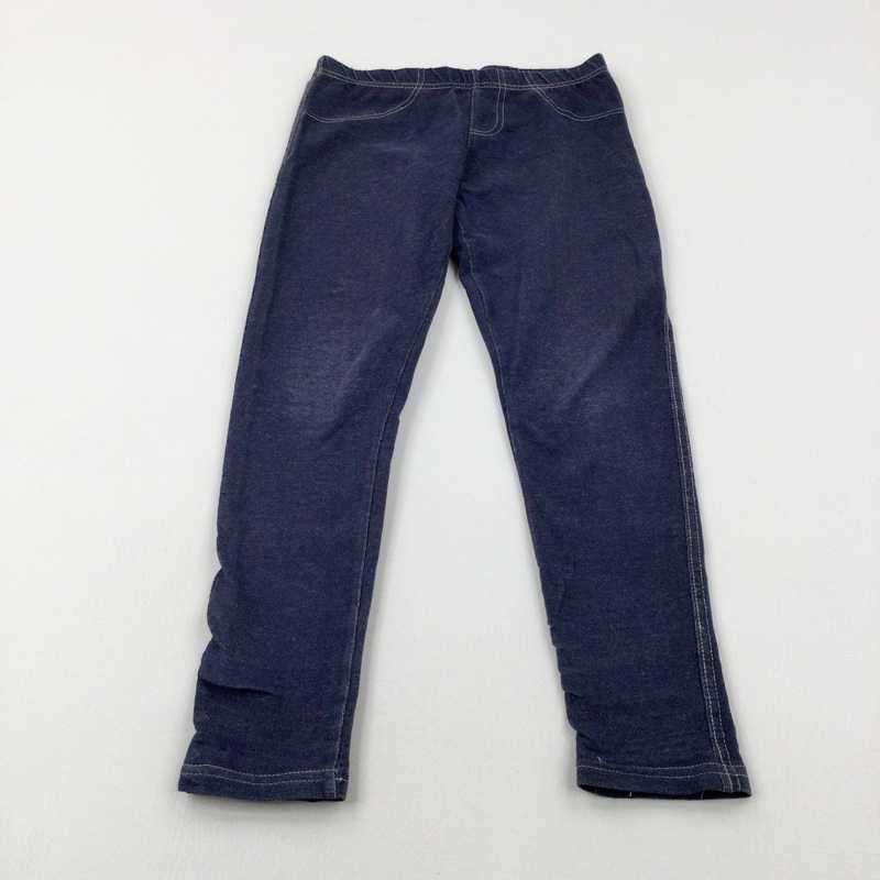 Navy Leggings - Girls 9-10 Years