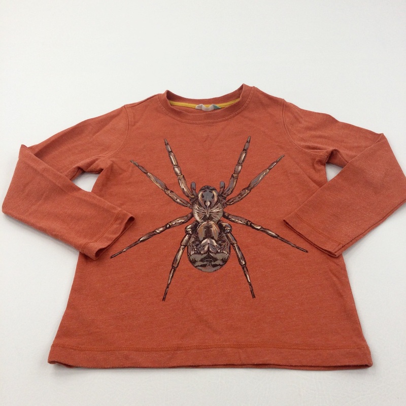 Spider Orange Long Sleeve Top - Boys 6 Years