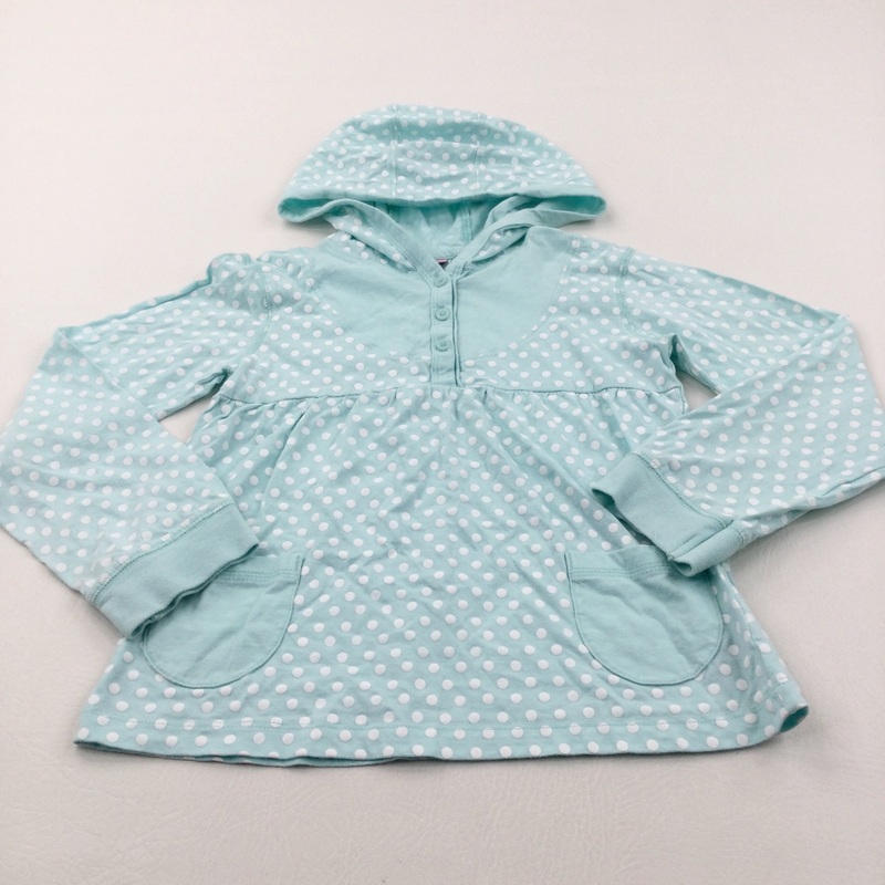 Spotty Mint Green Hoodie Top - Girls 6-7 Years