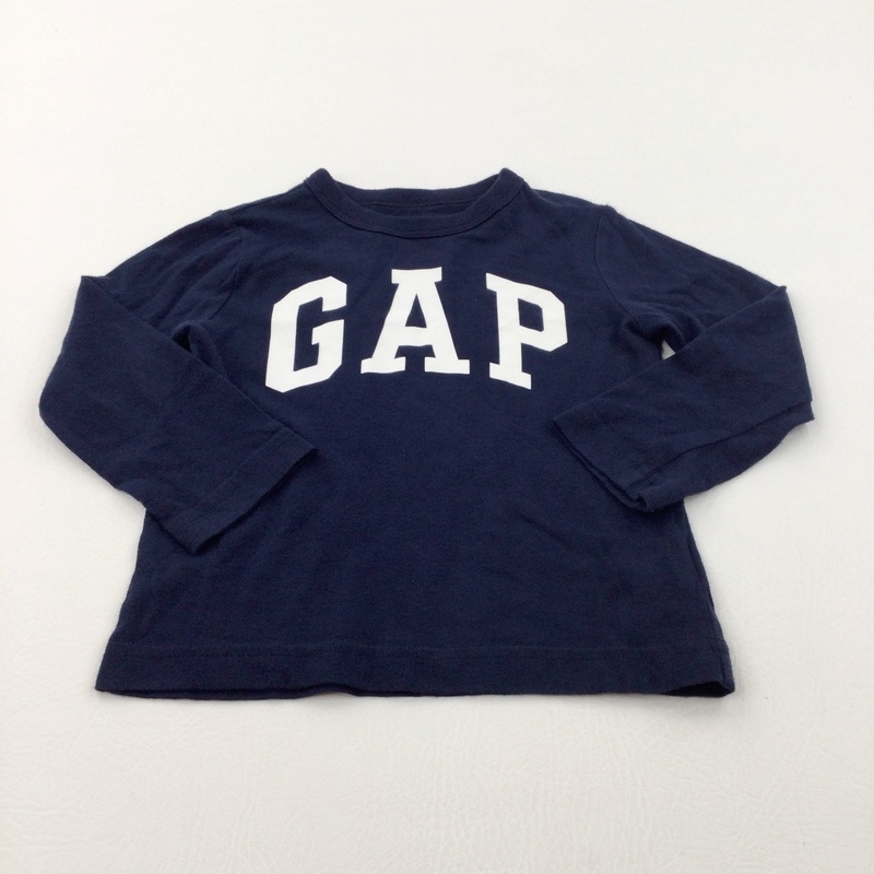 'GAP' Navy Long Sleeve Top - Boys 18-24 Months