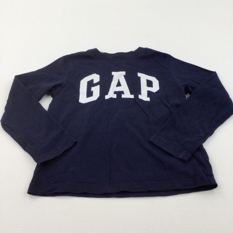 'GAP' Navy Long Sleeve Top - Boys 5 Years