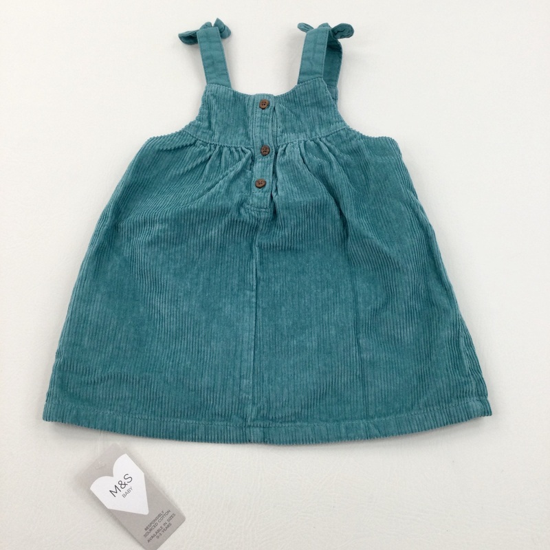 **NEW** Green Corduroy Dress - Girls 9-12 Months