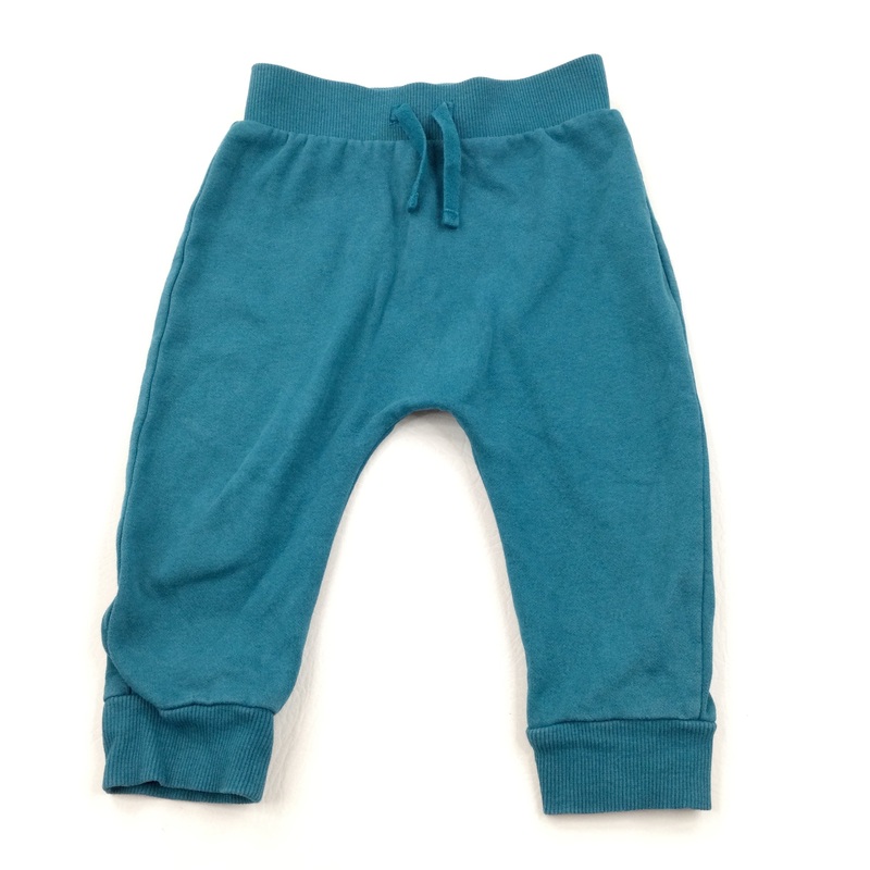 Teal Tracksuit Bottoms - Boys/Girls 9-12 Months