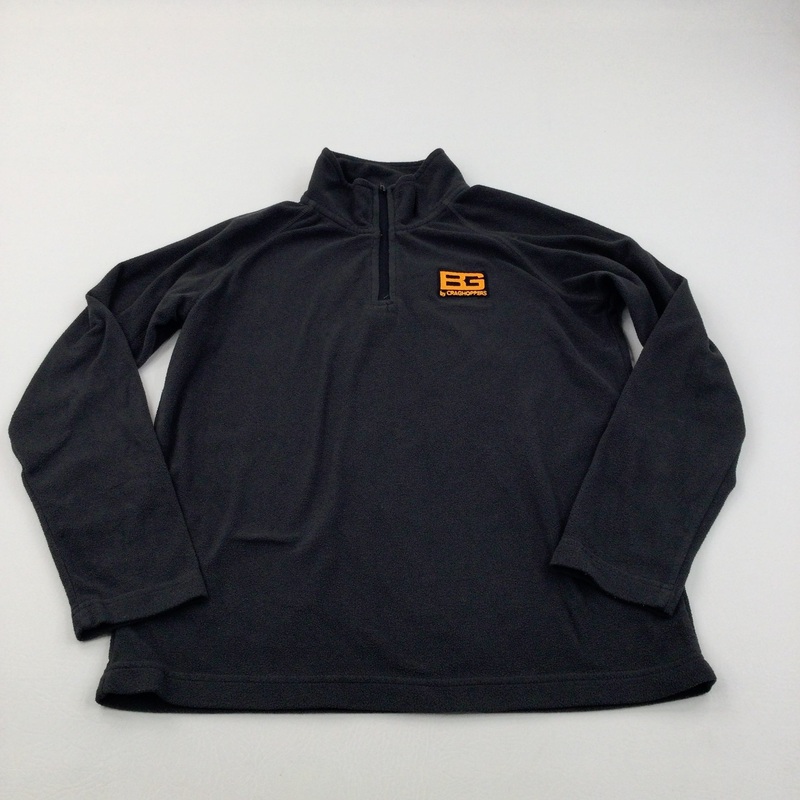 'BG' Bear Grylls Charcoal Grey Fleece Jumper - Boys 13 Years