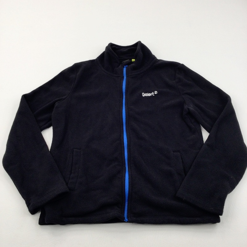 'Gelert' Black Zip Up Fleece Jumper - Boys 13 Years